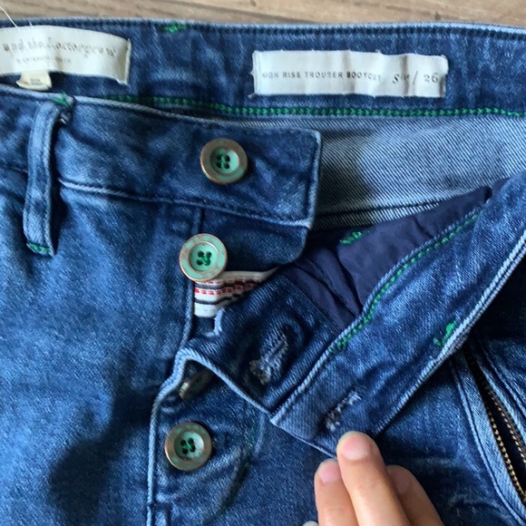 Anthropologie Pilcro High Rise Trouser Jeans - Picture 6 of 9